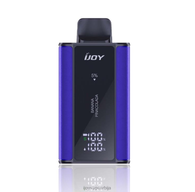 iJOY Bar Smart Vape 8000 пуффс PTJN425 експлозија тропске дуге | iJOY Vape Flavors