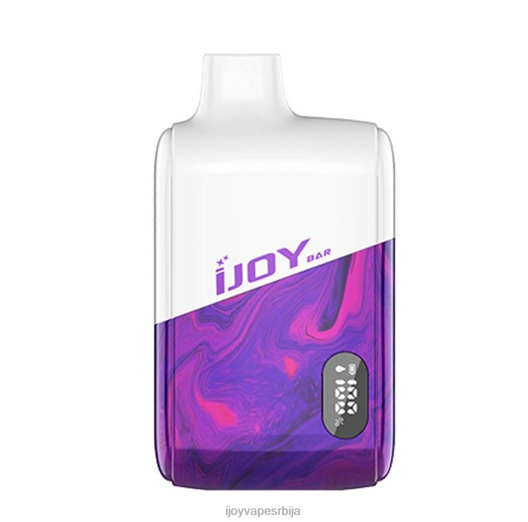 iJOY Bar Smart Vape 8000 пуффс PTJN426 лед од лубенице | iJOY Bar Flavors