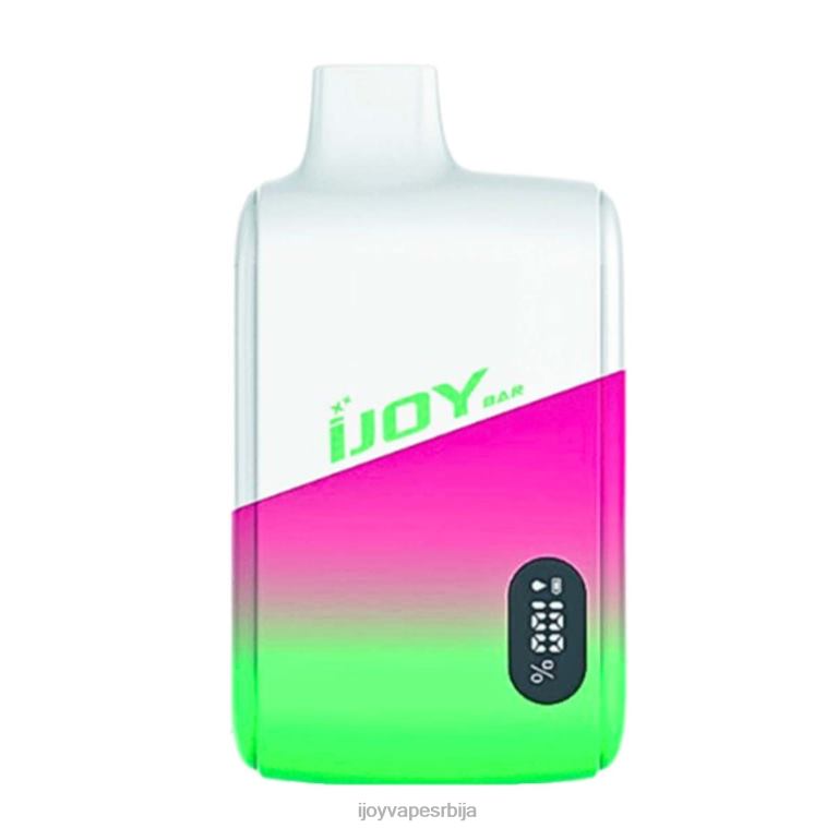 iJOY Bar Smart Vape 8000 пуффс PTJN46 плави разз лед | iJOY Bar Flavors