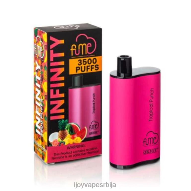 iJOY Fume Infinity за једнократну употребу 3500 пуффс | 12мл PTJN4108 тропски пунч | iJOY Vape Shop